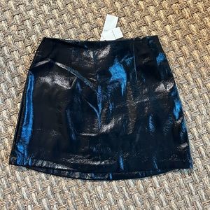 Abercrombie & Fitch Patent Leather Skirt